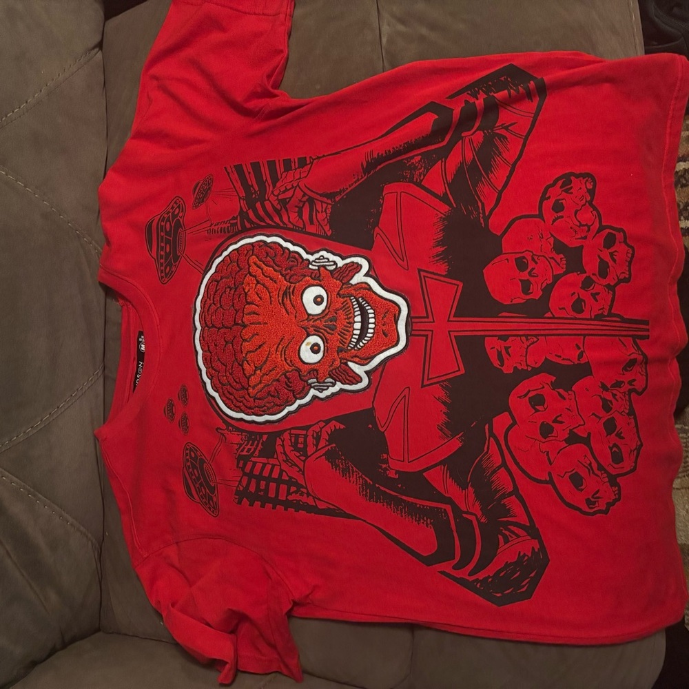 Hudson Jeans Red Graphic Tee